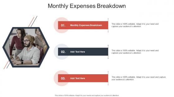 Monthly Expenses Breakdown In Powerpoint And Google Slides Cpb