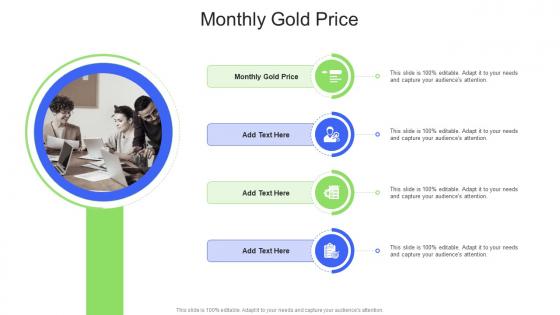 Monthly Gold Price In Powerpoint And Google Slides Cpb