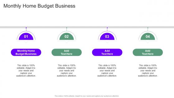 Monthly Home Budget Business In Powerpoint And Google Slides Cpb