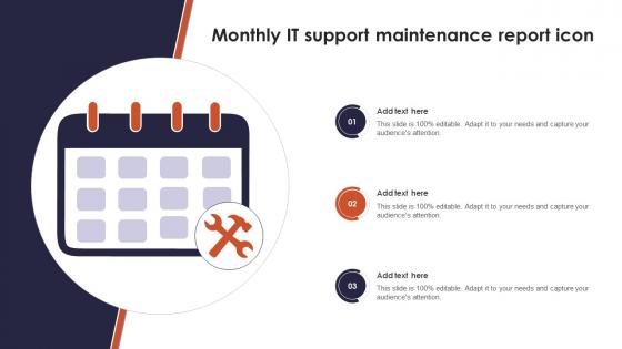 Monthly IT Support Maintenance Report Icon