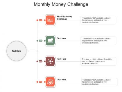 Monthly money challenge ppt powerpoint presentation portfolio examples cpb