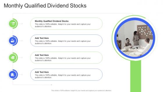 Monthly Qualified Dividend Stocks In Powerpoint And Google Slides Cpb