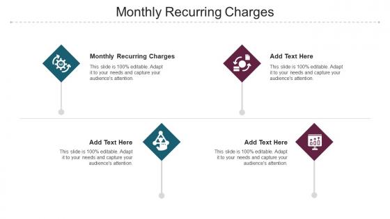 Monthly Recurring Charges Ppt Powerpoint Presentation Slides Designs Cpb