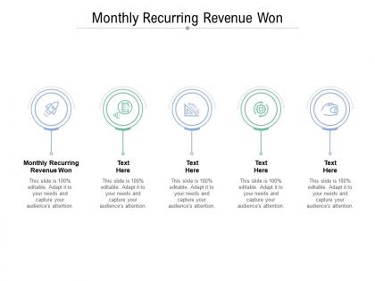 Monthly recurring revenue won ppt powerpoint presentation styles visuals cpb