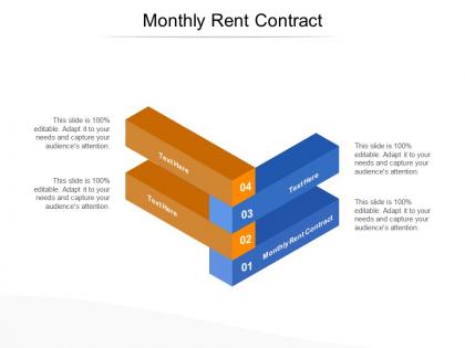 Monthly rent contract ppt powerpoint presentation show background images cpb