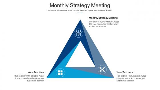 Monthly strategy meeting ppt powerpoint presentation slides example file cpb