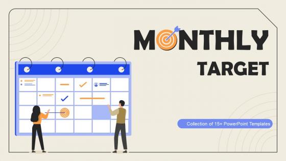 Monthly Target Powerpoint Ppt Template Bundles