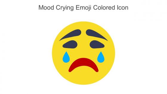 Mood Crying Emoji Colored Icon In Powerpoint Pptx Png And Editable Eps Format