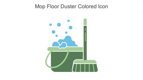 Mop Floor Duster Colored Icon In Powerpoint Pptx Png And Editable Eps Format