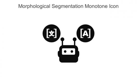 Morphological Segmentation Monotone Icon In Powerpoint Pptx Png And Editable Eps Format