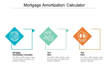 Mortgage amortization calculator ppt powerpoint presentation inspiration example topics cpb