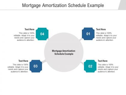 Mortgage amortization schedule example ppt powerpoint presentation gallery layouts cpb