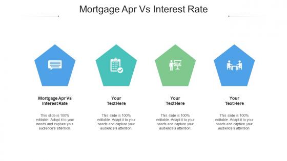 Mortgage Apr Vs Interest Rate Ppt Powerpoint Presentation Outline Master Slide Cpb