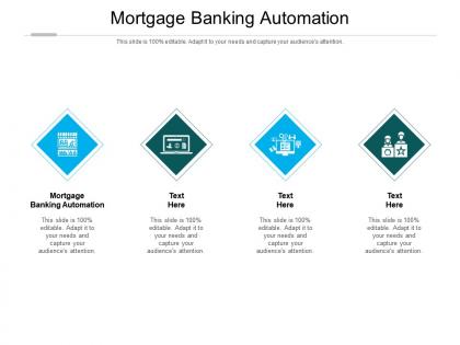 Mortgage banking automation ppt powerpoint presentation professional graphics pictures cpb