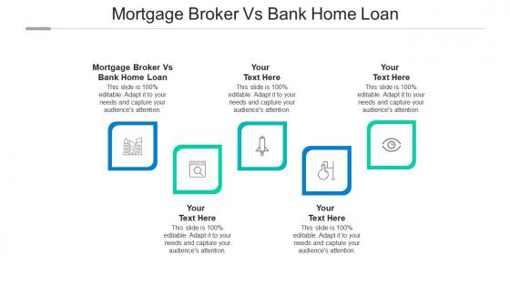 Mortgage broker vs bank home loan ppt powerpoint presentation pictures slideshow cpb
