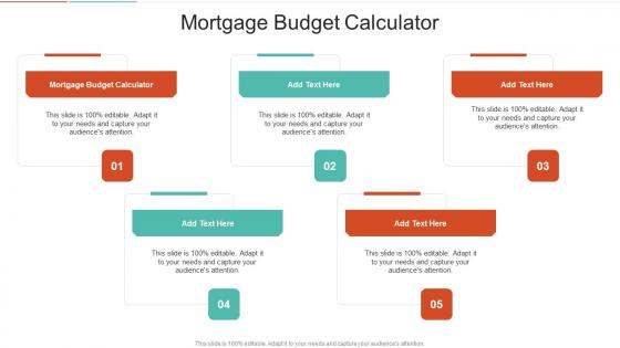 Mortgage Budget Calculator In Powerpoint And Google Slides Cpb