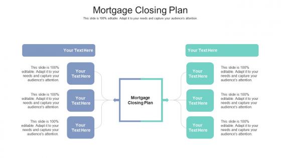 Mortgage closing plan ppt powerpoint presentation infographics cpb