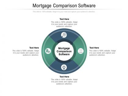 Mortgage comparison software ppt powerpoint presentation styles topics cpb