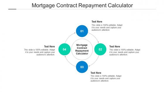 Mortgage contract repayment calculator ppt powerpoint presentation infographics introduction cpb