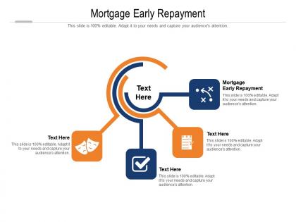 Mortgage early repayment ppt powerpoint presentation file clipart cpb