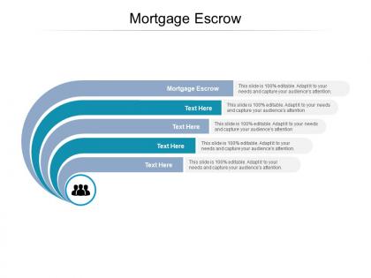 Mortgage escrow ppt powerpoint presentation summary infographics cpb