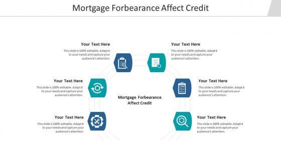 Mortgage forbearance affect credit ppt powerpoint presentation file graphics cpb