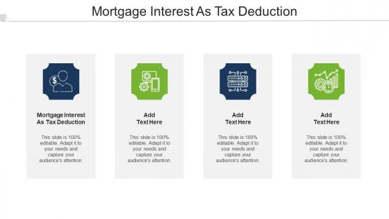 Mortgage Interest As Tax Deduction Ppt PowerPoint Presentation File Layouts Cpb