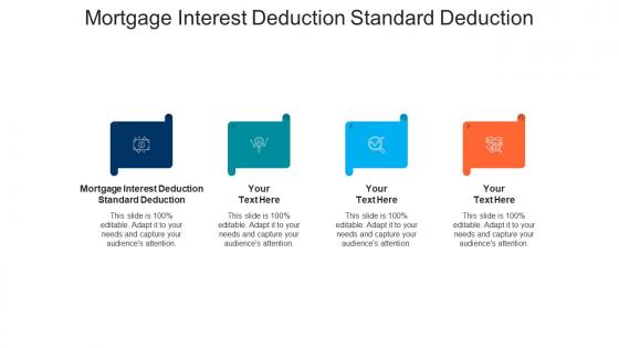Mortgage interest deduction standard deduction ppt powerpoint presentation file cpb