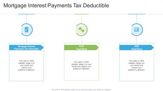 Mortgage Interest Payments Tax Deductible In Powerpoint And Google Slides Cpb