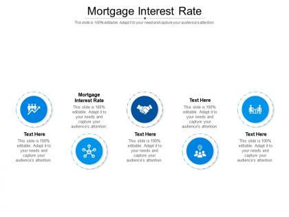 Mortgage interest rate ppt powerpoint presentation model slides cpb