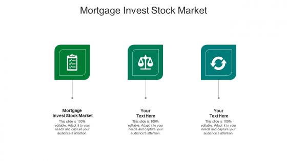 Mortgage invest stock market ppt powerpoint presentation icon influencers cpb