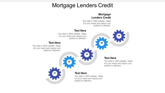 Mortgage lenders credit ppt powerpoint presentation styles example cpb