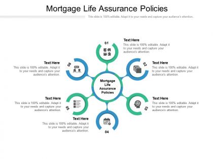 Mortgage life assurance policies ppt powerpoint presentation pictures slide download cpb