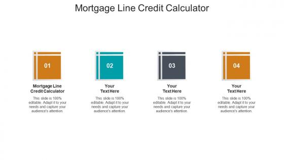 Mortgage line credit calculator ppt powerpoint presentation show inspiration cpb