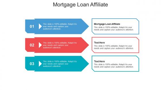 Mortgage loan affiliate ppt powerpoint presentation portfolio master slide cpb