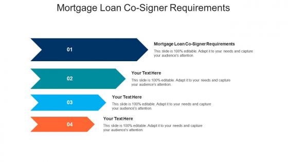 Mortgage loan co signer requirements ppt powerpoint presentation file cpb