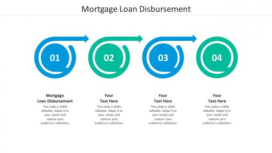 Mortgage loan disbursement ppt powerpoint presentation ideas layout cpb