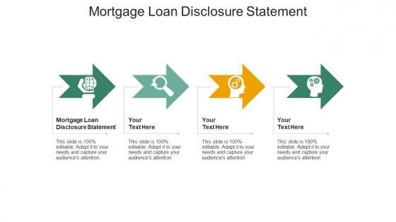 Mortgage loan disclosure statement ppt powerpoint presentation layouts slideshow cpb