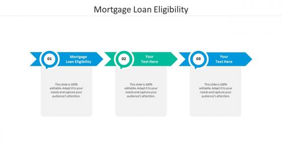 Mortgage loan eligibility ppt powerpoint presentation professional demonstration cpb