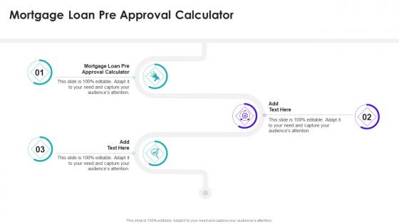 Mortgage Loan Pre Approval Calculator In Powerpoint And Google Slides Cpb