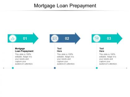 Mortgage loan prepayment ppt powerpoint presentation show good cpb