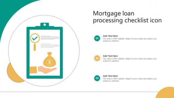 Mortgage Loan Processing Checklist Icon