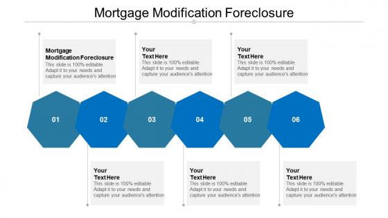 Mortgage modification foreclosure ppt powerpoint presentation outline graphics cpb