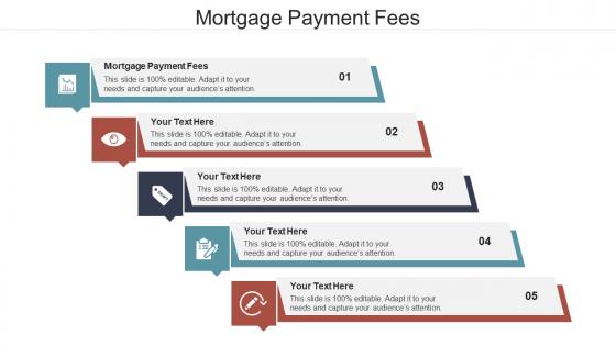 Mortgage payment fees ppt powerpoint presentation portfolio examples cpb