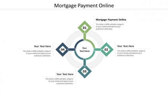 Mortgage payment online ppt powerpoint presentation summary master slide cpb