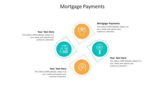 Mortgage payments ppt powerpoint presentation slides vector cpb