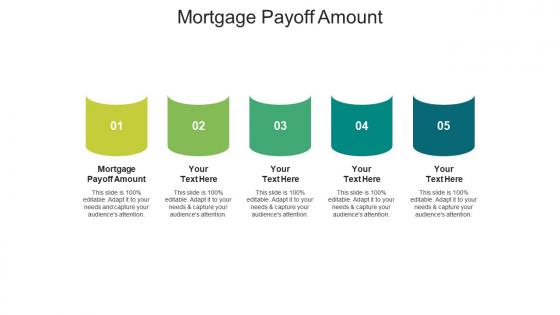 Mortgage payoff amount ppt powerpoint presentation file influencers cpb