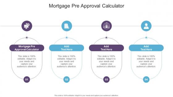 Mortgage Pre Approval Calculator In Powerpoint And Google Slides Cpb