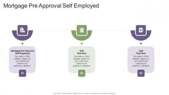 Mortgage Pre Approval Self Employed In Powerpoint And Google Slides Cpb