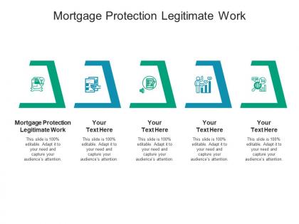 Mortgage protection legitimate work ppt powerpoint presentation infographics maker cpb